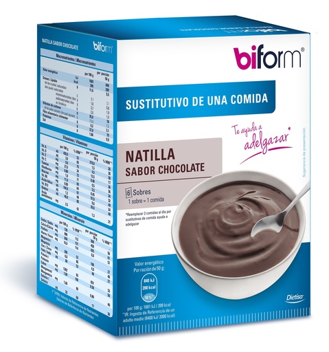 [224163] Biform Natillas Choco 6 Sobres