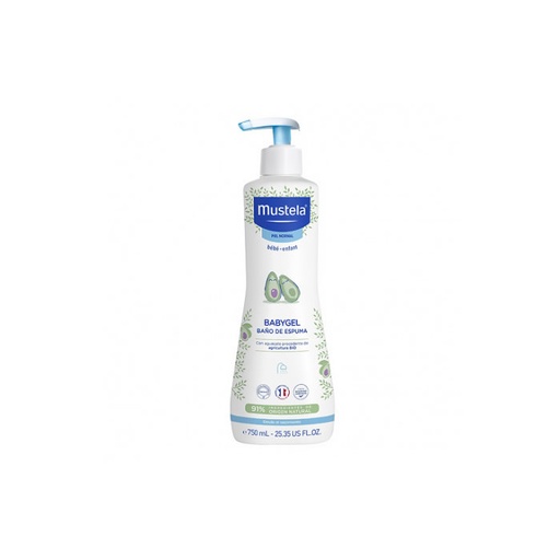 [242927] Mustela Babygel Събуждаща пяна за вана 750мл
