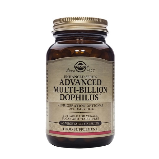 [276324] Solgar Multi Billion Dophilus Advanced 60 вегетариански капсули