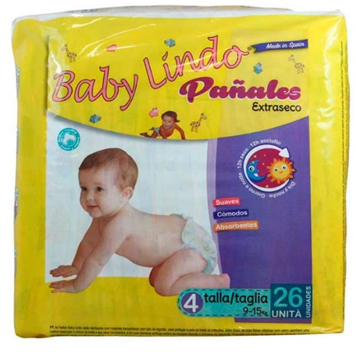 [276610]  Baby Lindo Bleer T4 9-15 Kg 26 Enheder