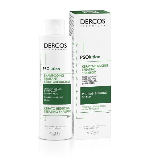 [280687] Vichy Dercos Psolution шампоан Keratoreducing Treatment 200 мл
