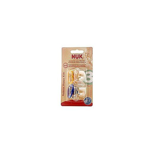 [313504] Nuk™ Chupete Anatómico Tetina Látex Talla 3 2uds