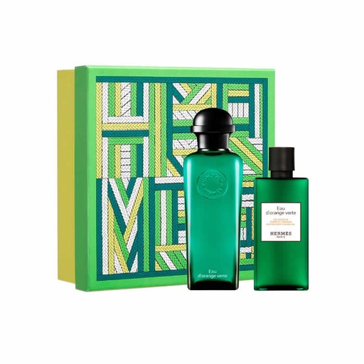 [329333] Hermès Eau D'Orange Verte Eau De Cologne Spray 100ml Æske 2 produkter