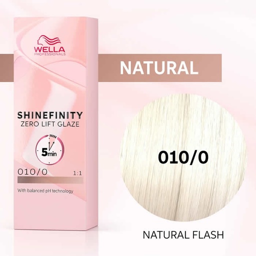 [343184] Wella Shinefinity Zero Lift Glaze 010-0 Natural Flash 60ml