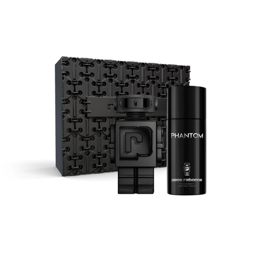 [344375] Paco Rabanne Phantom Parfum Eau De Parfum Spray 100ml Æske 2 Produkter Jul 2023
