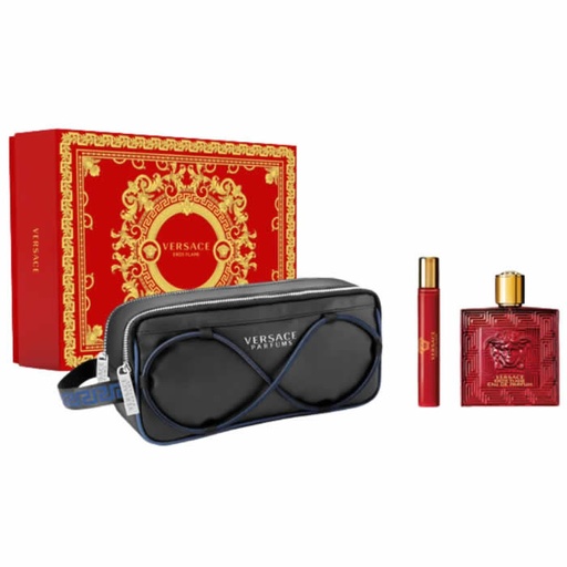 [353990] Versace Eros Flame Eau De Parfum Spray 100ml Caja 3 Productos