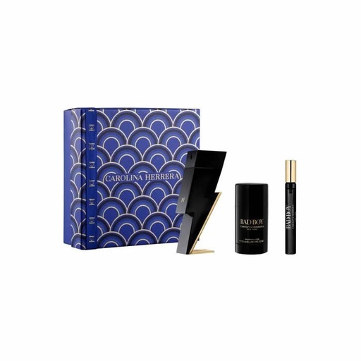 [356657] Carolina Herrera Bad Boy Тоалетна вода спрей 100 ml Кутия 3 продукта