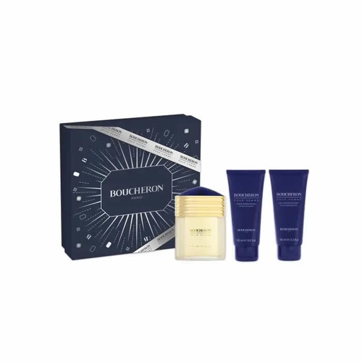 [358166] Boucheron Homme Eau De Parfum Spray 100ml Box 3 Products