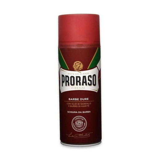 [371649] Proraso Barba Dura Espuma De Afeitar Sandalo y Karite 400ml