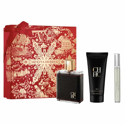 [371854] Carolina Herrera Ch Men Eau De Toilette Spray 100ml Кутия 3 продукта