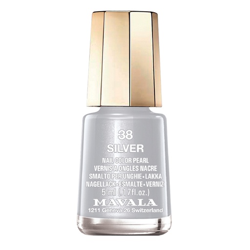 [22419] Mavala Лак за нокти 38 Silver 5ml