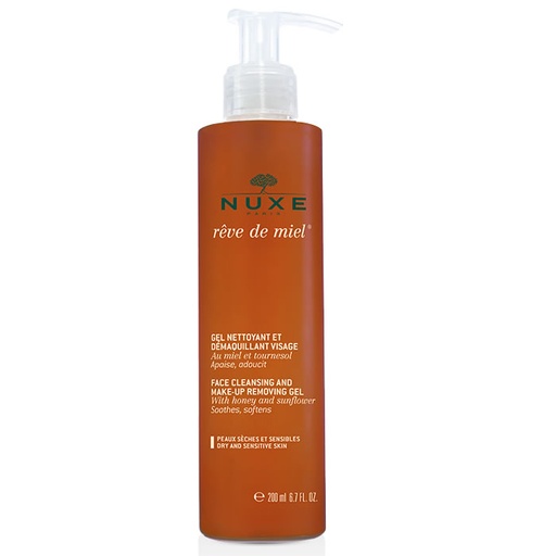 [49009] Nuxe Rêve De Miel Čisticí a odličovací gel na obličej 200 ml