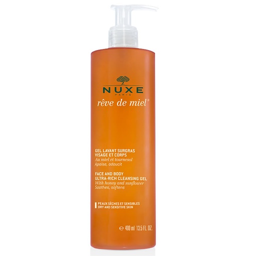 [49010] Nuxe Rêve De Miel Surgrasingový čisticí gel na obličej a tělo 400 ml
