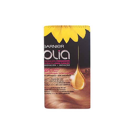 [67269] Garnier Olia Permanent Krāsojums 8.0 Gaiši Blonds